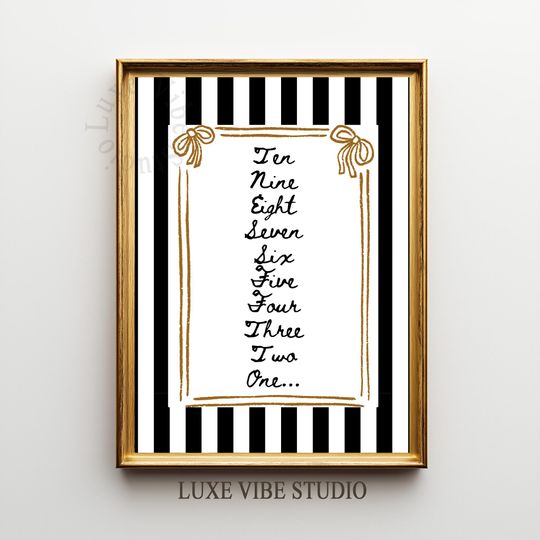 Discover New Year 2026 Digital Wall Art - Countdown Nye Party Decor, Printable Poster