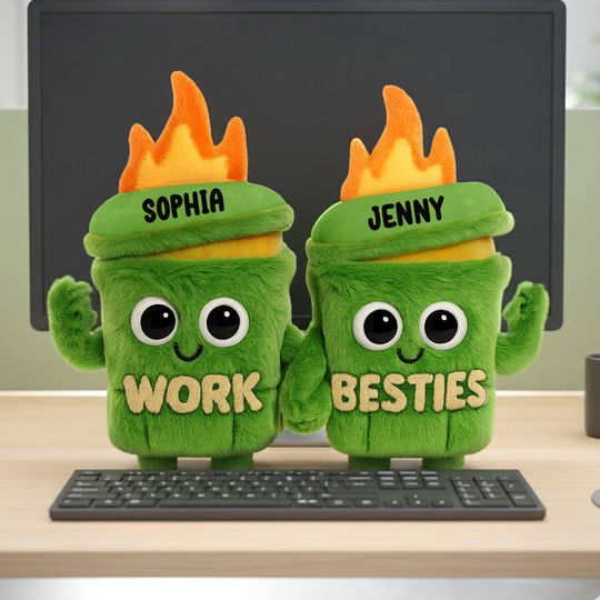 Discover Cute Dumpster Coworker Shaped Pillow  - Personalized Gifts For Coworkers