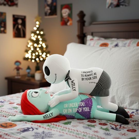 Discover Fun Inseparable Couple Custom Shape Pillow - Personalized Gifts For Couple