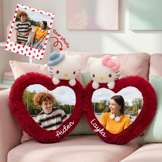 Discover Love Custom Shape Pillow - Custom Photo Gifts For Couples