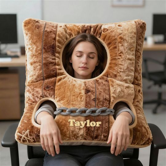 Discover Office Worker Fun Pillory Pillow, Personalized Gifts For Coworker