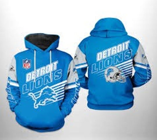 Detroit Lions 3D Hoodie