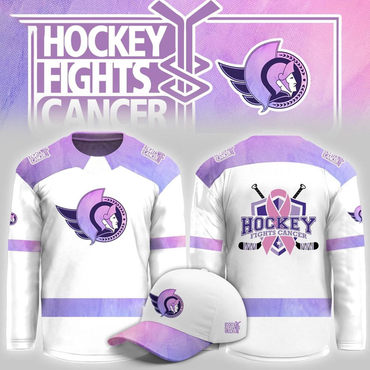 Ottawa Senators Champs Fight Cancer 2025 Hockey Shirt Fan Gear Gift