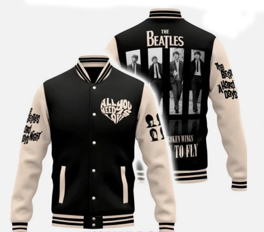 The Beatles All You Need Is Love Baseball Jacket