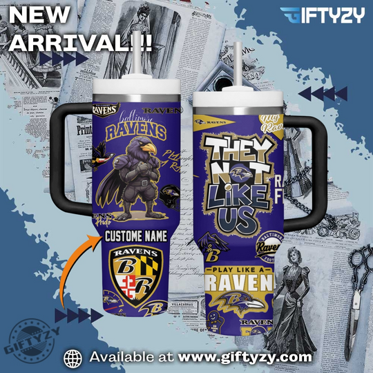 Baltimore Ravens football Football Custom Name Tumbler