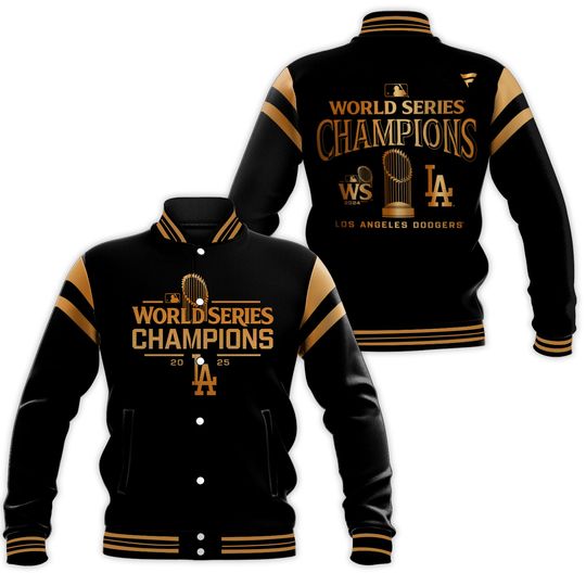 Dodgers World Series Champions 2024 Baseball Jacket