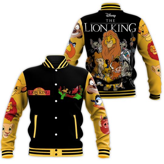 The Lion King Characters Simba & Friends Hakuna Matata Christmas Baseball Jacket