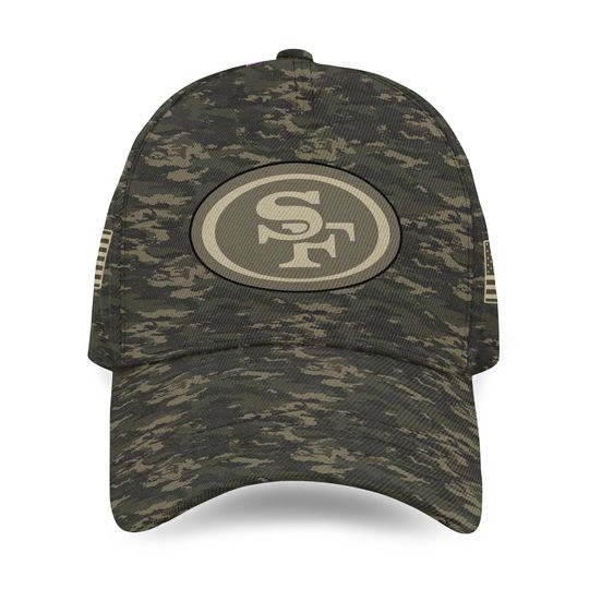2025 49ers Salute to Service Camo  Classic Cap