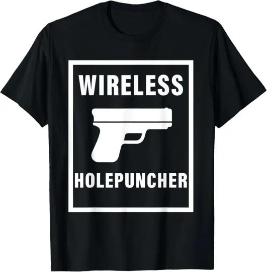 Discover Wireless Holepuncher Design Funny Holepuncher Unisex T-Shirt