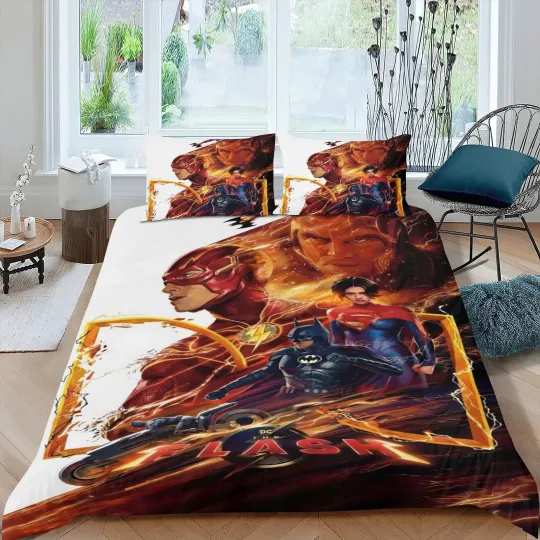 Discover The Flash 3-Piece Bedding Set All Season for Kids