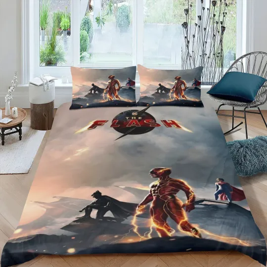 Discover 3-Piece Kids Bedding Set All Season Duvet Cover Bed Linen Soft