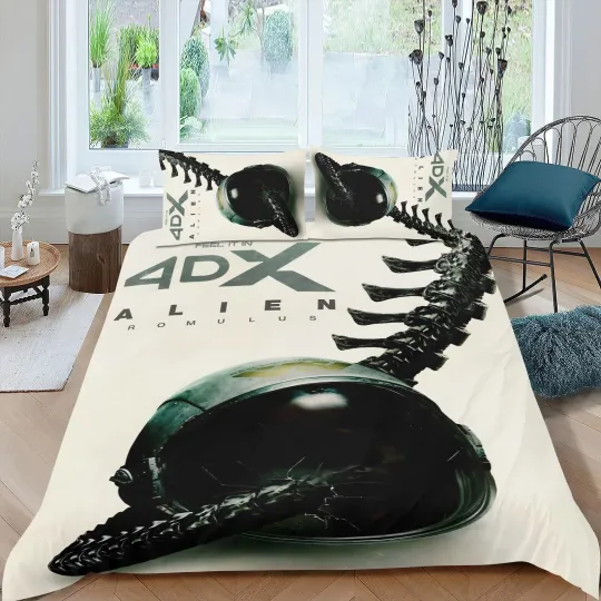 Discover Alien Romulus 3-Piece Bedding Set for Kids All Seasons