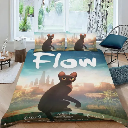 Discover Flow 2024 3-Piece Bedding Sets All Season Duvet Cover Set for Kids Lightweight and Soft