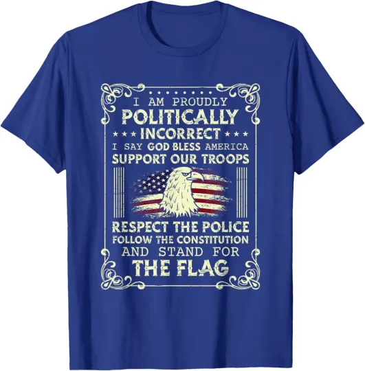 Discover Politically Bless America Politic Conservative USA Unisex T-Shirt