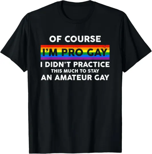 Discover Funny Pro Gay Pride Awareness LGBT Rainbow Gift Unisex T-Shirt
