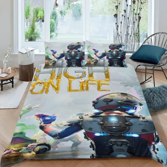 Discover 3-Piece Bedding Set for Kids All-Season Duvet Cover Set for High on Life