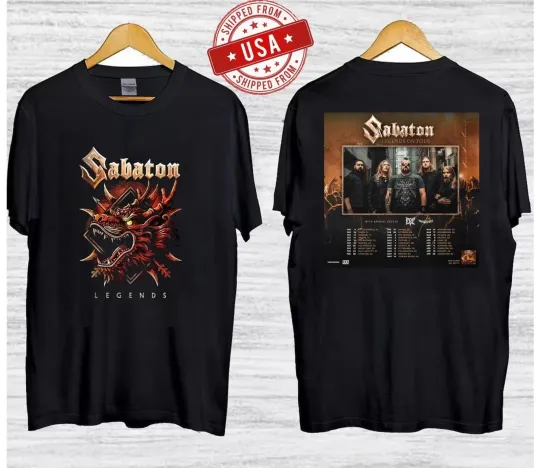 Discover SABATON Legends on Tour 2026 North American T-Shirt