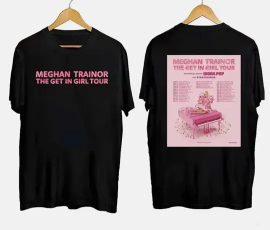 Discover Meghan Trainor The Get In Girl Tour 2026 T-Shirt