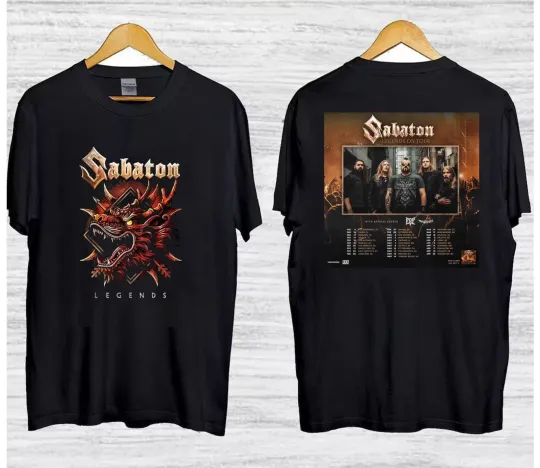 Discover SABATON Legends on Tour 2026 North American Unisex T-Shirt
