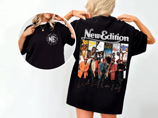 Discover New Edition Way Tour 2026 Unisex Double Sided T-Shirt