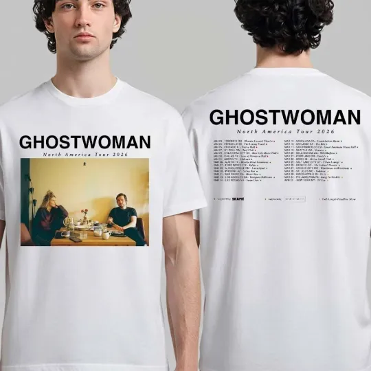 Discover Ghostwoman North America Tour 2026 Fan Gifts T-Shirt