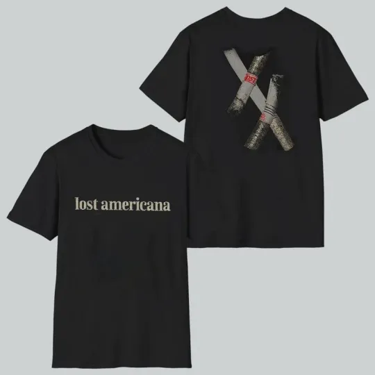 Discover Machine Gun Kelly MGK Lost Americana Tour 2025 2026 Unisex T-Shirt
