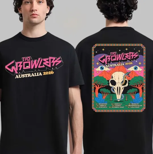 Discover The Growlers Australia 2026 Tour Schedule Dates Two Sided T-Shirt
