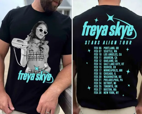 Retro Freya Skye Silent Treatment Shirt, Stars Align Tour 2026 Festival T-Shirt