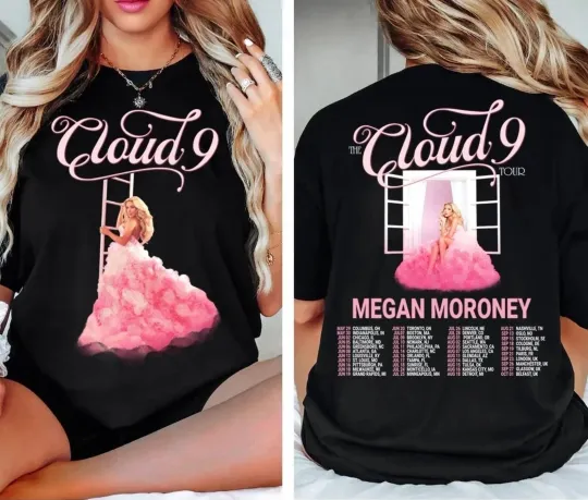 Discover Megan Moroney The Cloud 9 Tour 2026 T shirt