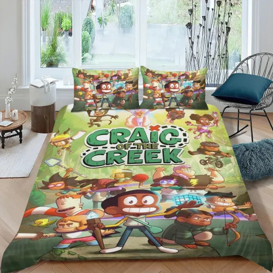 Discover 3-Piece Craig Before the Creek Bedding Set All Season Duvet Cover for Kids