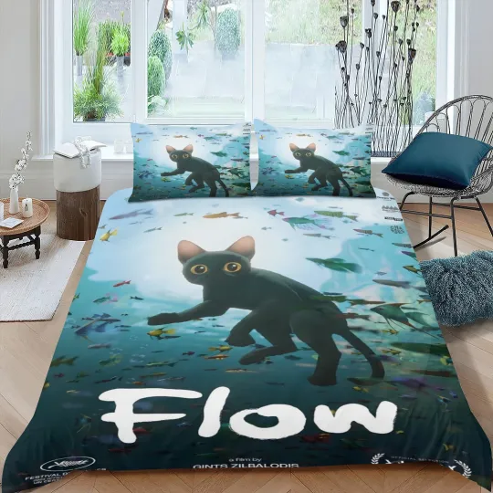 Discover Flow 2024 3-Piece Bedding Set for Kids All Season Duvet Cover Collection