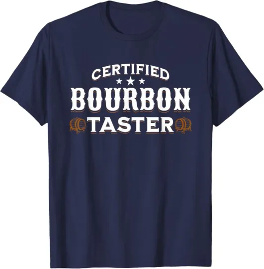 Discover Vintage Certified Bourbon Taster for Whiskey T-Shirt