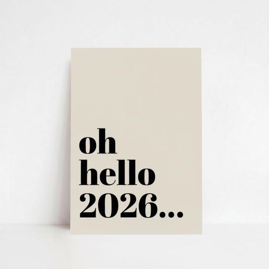 Discover Happy New Year 2026 Poster Decor New Years eve Decorations