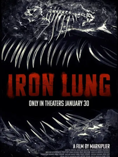 Discover Markiplier Iron Lung Horror Film Poster