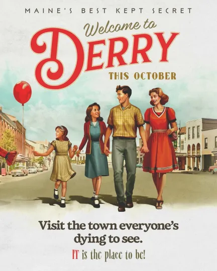 Discover IT Welcome to Derry Vertical Poster