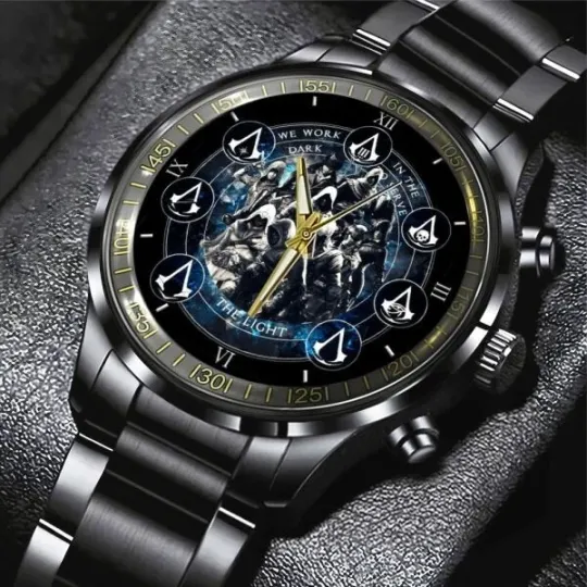 Discover Assassin’s Creed Black Stainless Steel Watch