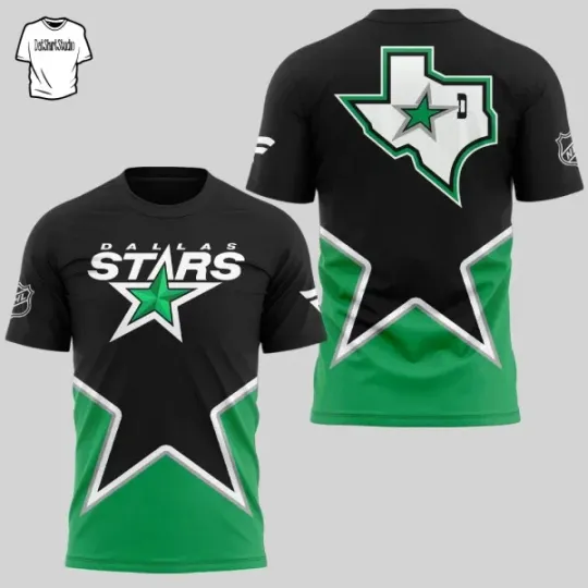 Discover Dallas Ice Hockey Legacy Spirit Limited 3D All Over Print T-Shirt