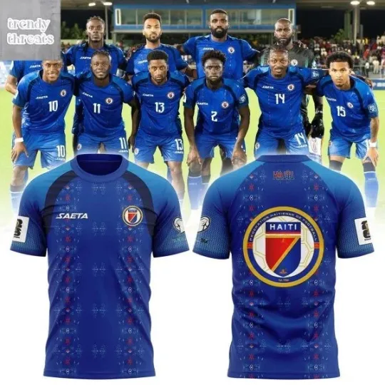 Discover Haitian Football Federation 2026 World Cup 3D T-Shirt