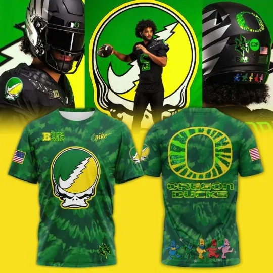 Oregon Duck x Grateful De*d "Grateful Ducks" 60 Years Limited 2025 T-shirt