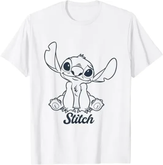 Discover Disney Lilo & Stitch Minimalist T-Shirt for Men and Women