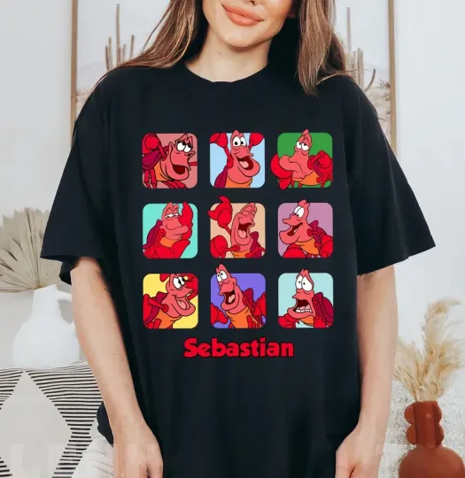 Discover Disney Sebastian Moods T-Shirt for Men and Women