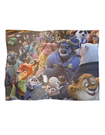 Discover Zootopia Disney Fleece Blanket Home Decor