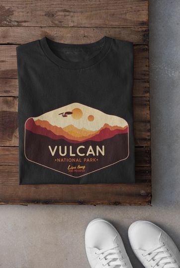Discover Vulcan National Park T-Shirt, Sci-Fi Adventure Shirt, Unisex Lightweight Tee, Logical Gift Idea, Sci-Fi Enthusiast Shirt, Space-Inspired Tee