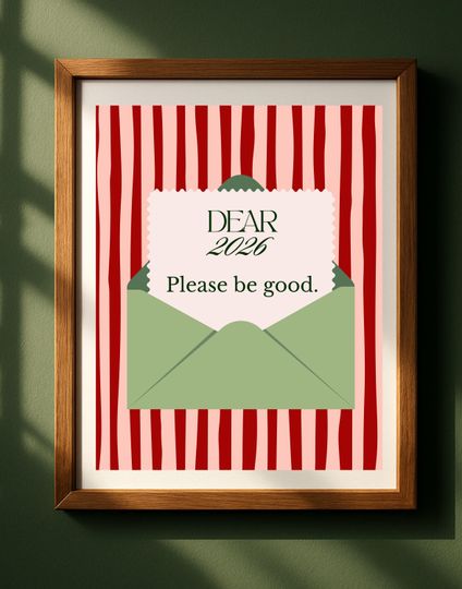 Discover New Year Quote Poster, Digital Download, Minimal Modern Holiday Print