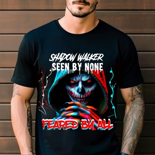Discover Stalker Shirt, Shadow Walker Stalker Shirt The Night Stalker Barnabas Collins Dark Shadows Richard Ramirez Unisex Tshirt T Shirt T-shirt Tee