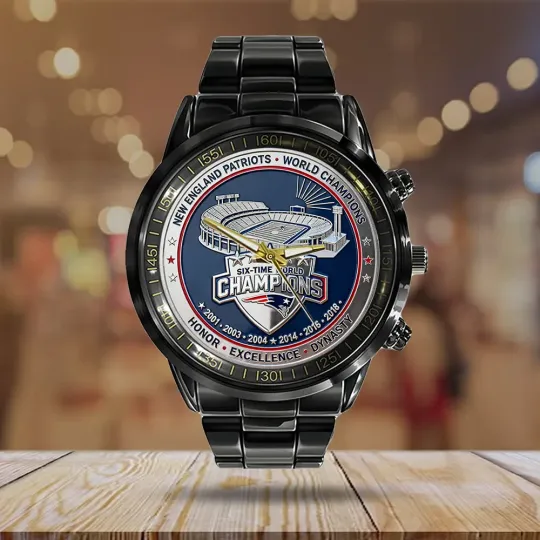 Discover Patriots 65th Anniversary 2025 Black Stainless Steel Watch