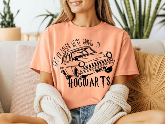 Discover Wizard Flying Car T-Shirt, Bookish Magic Tee