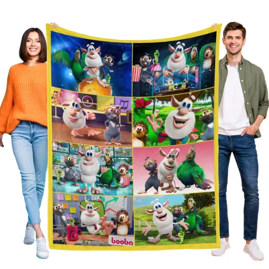 Booba Blanket Soft Bed Sofa Couch Throw Cozy Lightweight Birthday Gift