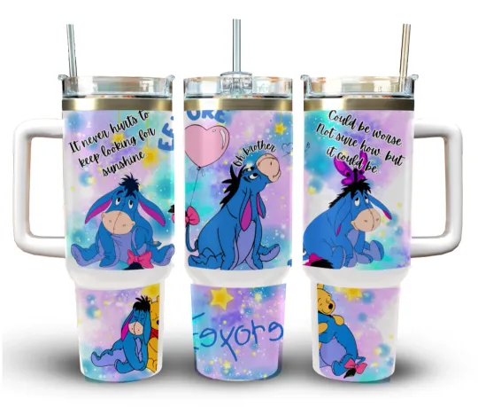 Discover 40oz Stainless Steel Tumbler-Disney-Winnie the Pooh-Cartoon-Gift