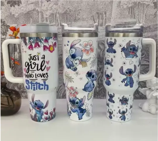 Discover 40oz Stainless Steel Tumbler Christmas Cartoon H